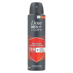 Antitranspirante Aerossol Proteção Antibacteriana 72h Dove Men+Care 150ml