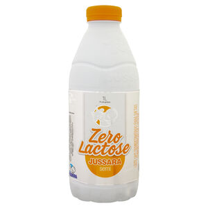 Leite UHT Semidesnatado Zero Lactose para Dietas com Restrição de Lactose Jussara Garrafa 1l
