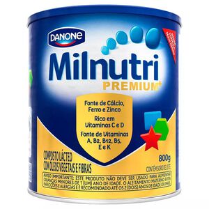 Composto Lácteo Premium+ Milnutri Lata 800g