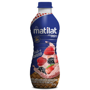 Iogurte Matilat Parcialmente Desnatado Frutas Vermelhas 800g
