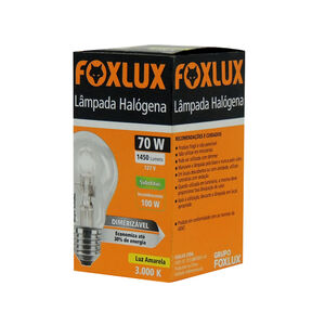 Lampada Halógena 70W Foxlux 127V