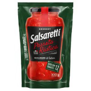 Molho de Tomate Passata Rústica Salsaretti Gourmet Sachê 300g