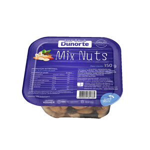 Mix Nuts de Nozes, Amendoim, Castanha de Caju, Uva Passa e Amêndoas Empório Dunorte 150g