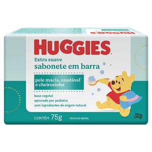 Sabonete em Barra Extra Suave Disney Baby Huggies Caixa 75g