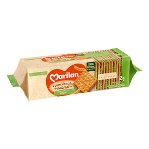 Biscoito Salgado Cream Cracker Integral Marilan Pacote 155g