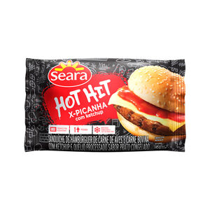 Sanduíche Hot Hit X-Picanha com Ketchup Seara 145g