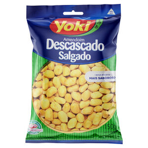 Amendoim Salgado sem Casca Yoki Pacote 150g