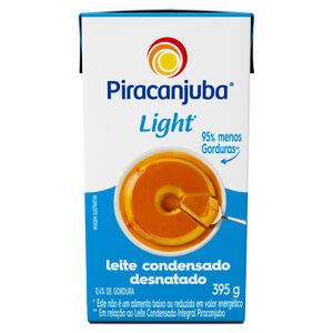 Leite Condensado Desnatado Light Piracanjuba Caixa 395g