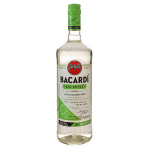Bebida Alcoólica Mista de Maçã com Rum Brasileiro Flavored Bacardi Garrafa 980ml