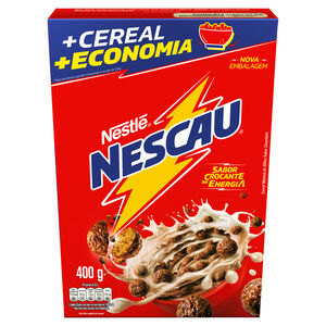 Cereal Matinal de Milho Chocolate Nescau Caixa 400g Mais Economia