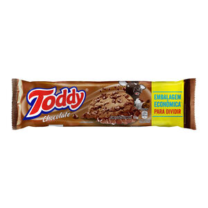 Biscoito Cookie Chocolate com Gotas de Chocolate Toddy Pacote 133g Embalagem Econômica