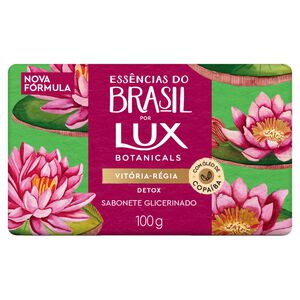 Sabonete Barra Glicerinado Vitória-Régia Lux Botanicals Essências do Brasil Envoltório 100g