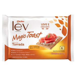 Torrada Marilan Lev Magic Toast Pacote 110g 6 Unidades