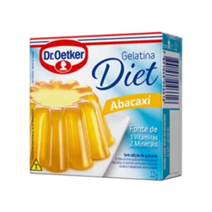 Gelatina Pó Abacaxi Diet Dr. Oetker Caixa 12g