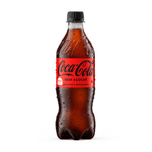 Refrigerante Coca-Cola Sem Açúcar Garrafa Pet 600ml