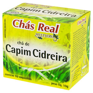 Chá de Capim-Cidreira Chás Real Caixa 10g 10 Unidades