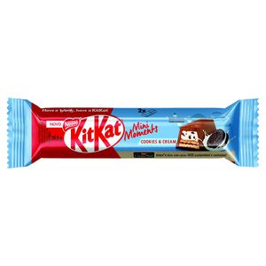 Chocolate Cookies & Cream Kitkat Mini Moments Pacote 34,6g