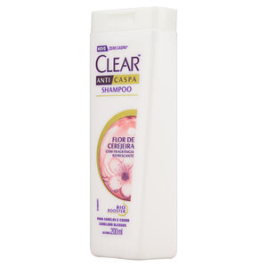 Shampoo Anticaspa Flor de Cerejeira com Bio Booster Clear Frasco 200ml