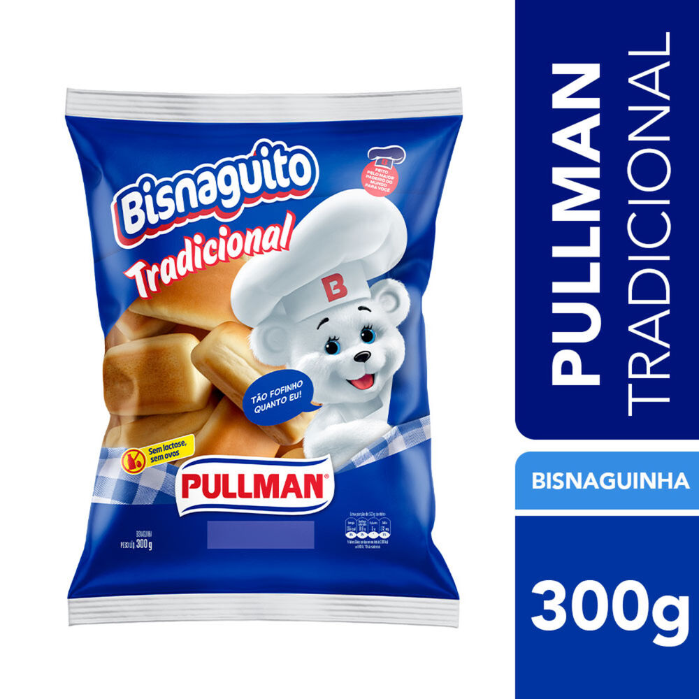 Pão Bisnaguinha Tradicional Zero Lactose Plusvita Bisnaguito Pacote 300g