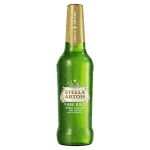 Cerveja Puro Malte Pure Gold Stella Artois Garrafa 330ml