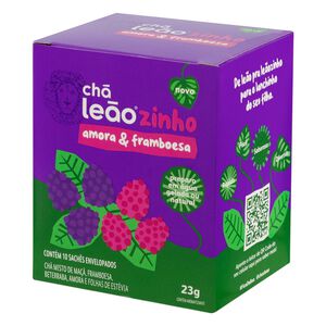 Chá Amora & Framboesa Leãozinho Caixa 23g 10 Unidades