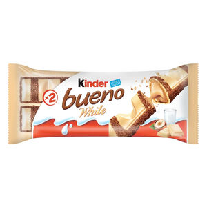 Chocolate Branco Kinder Bueno White 43g com 2 unidades