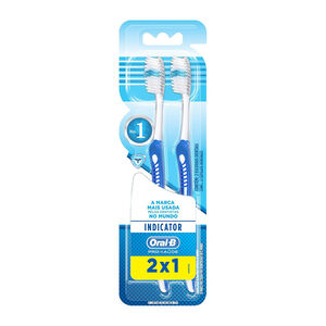 Escova Dental Macia 20% 2x1 Oral-B Pro-Saúde Indicator 2 Unidades