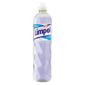 Detergente Líquido com Glicerina Cristal Limpol Squeeze 500ml
