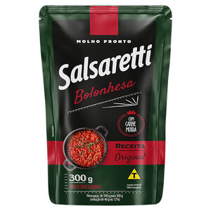Molho de Tomate à Bolonhesa Pronto Salsaretti Sachê 300g