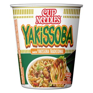 Macarrão Instantâneo com Tempero de Yakissoba Tradicional Cup Noodles Copo 70g