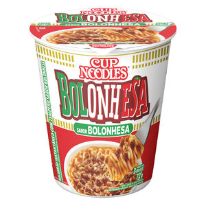 Macarrão Instantâneo com Tempero de Bolonhesa Cup Noodles Copo 72g