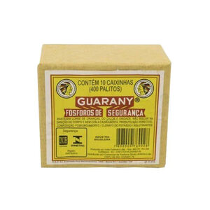 Fósforo Guarany Embalagem com 10 caixas